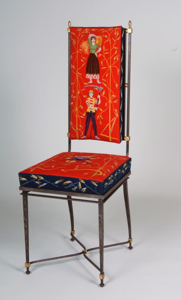 Messidor
Chaise, couverte en tapisserie de basse-lice. 